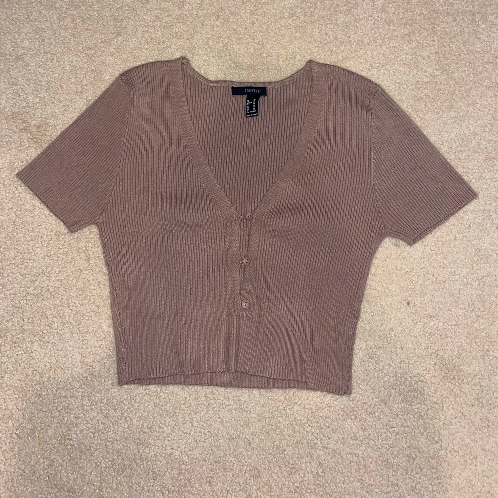 Forever 21 Ribbed Knit Tshirt